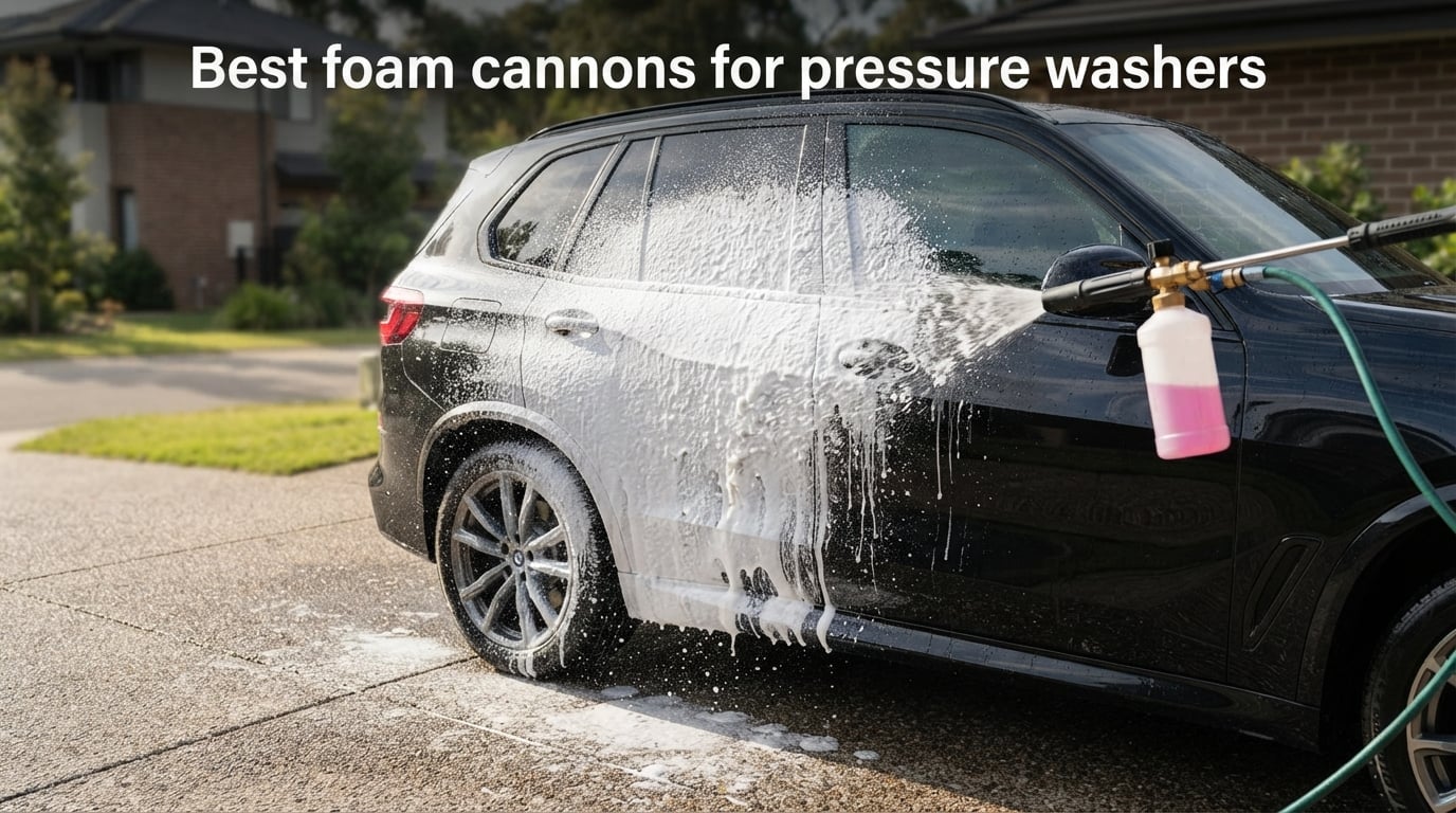 Best foam cannons for pressure washers