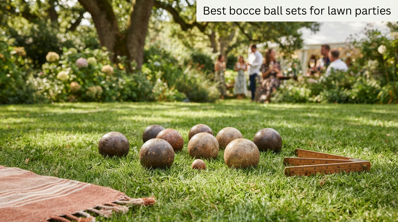 Best bocce ball sets for lawn parties