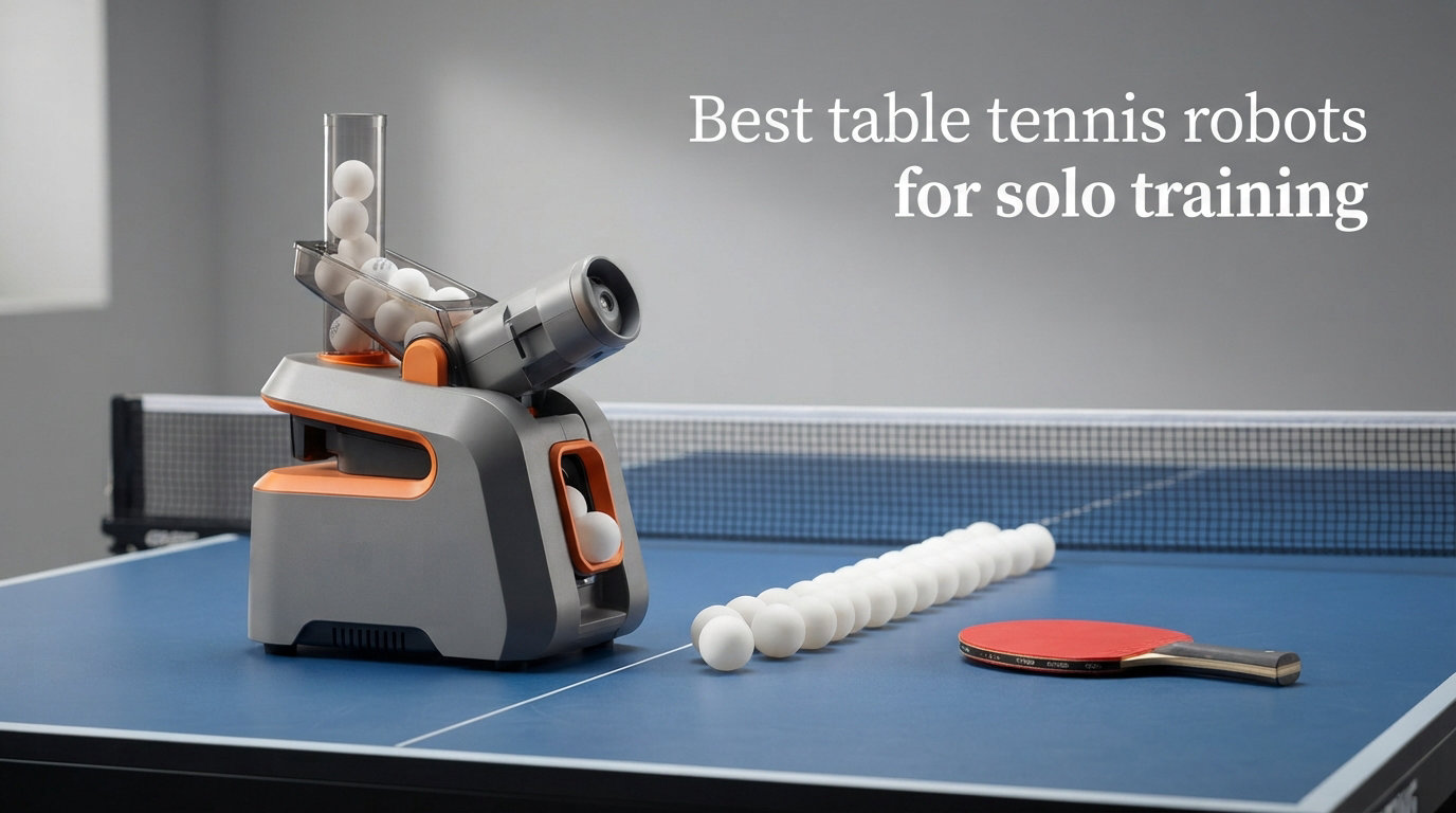 Best table tennis robots for solo training