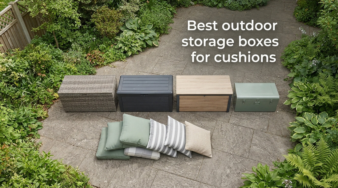 Best outdoor storage boxes for cushions