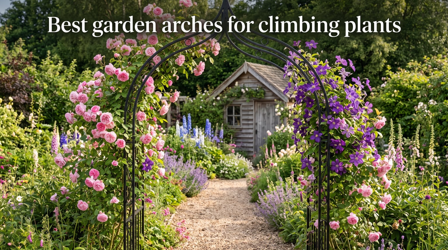 Best garden arches for climbing plants