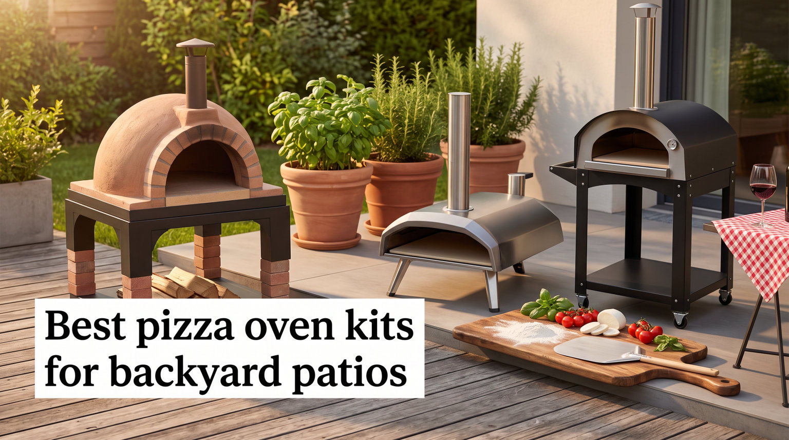 Best pizza oven kits for backyard patios
