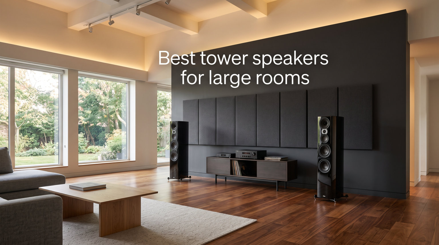 Best tower speakers for large rooms