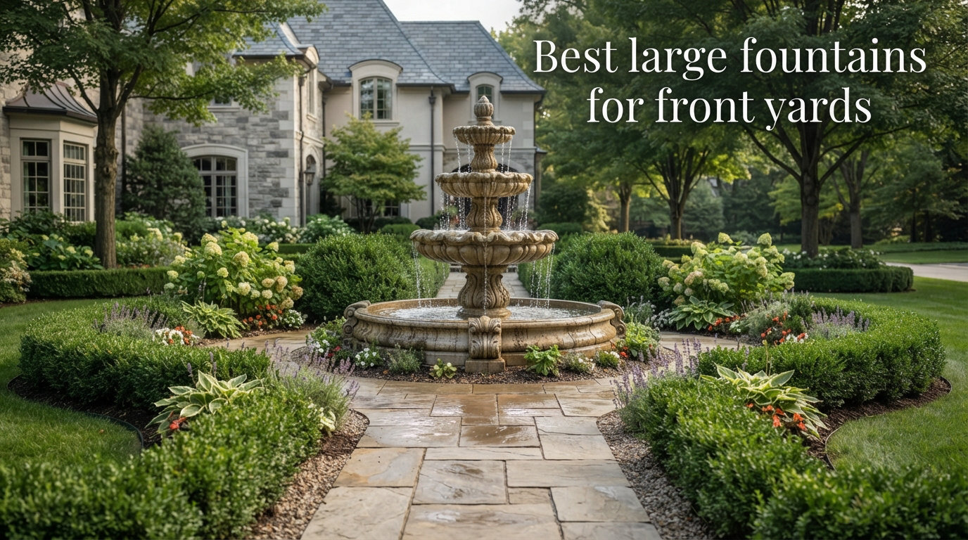 Best large fountains for front yards