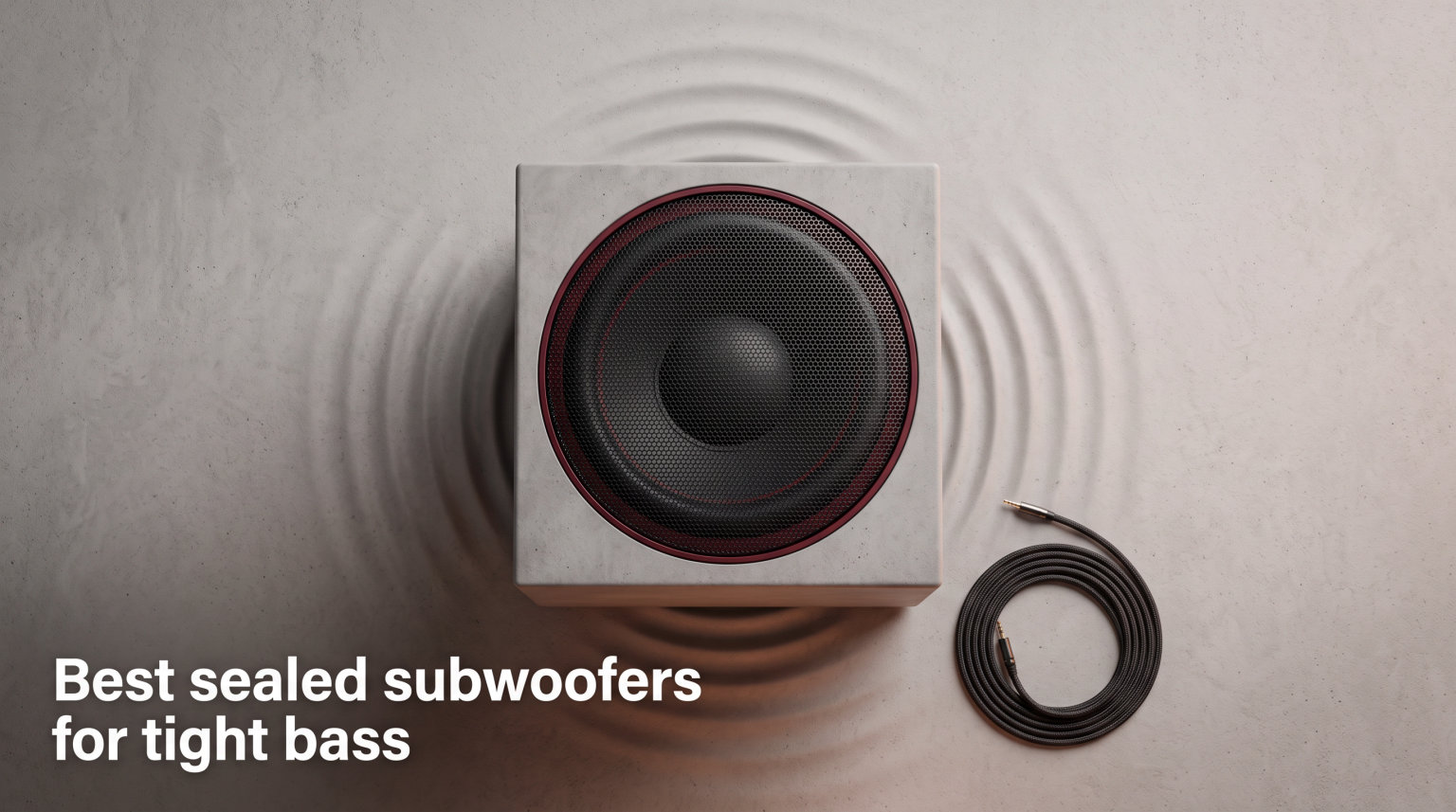 Best sealed subwoofers for tight bass