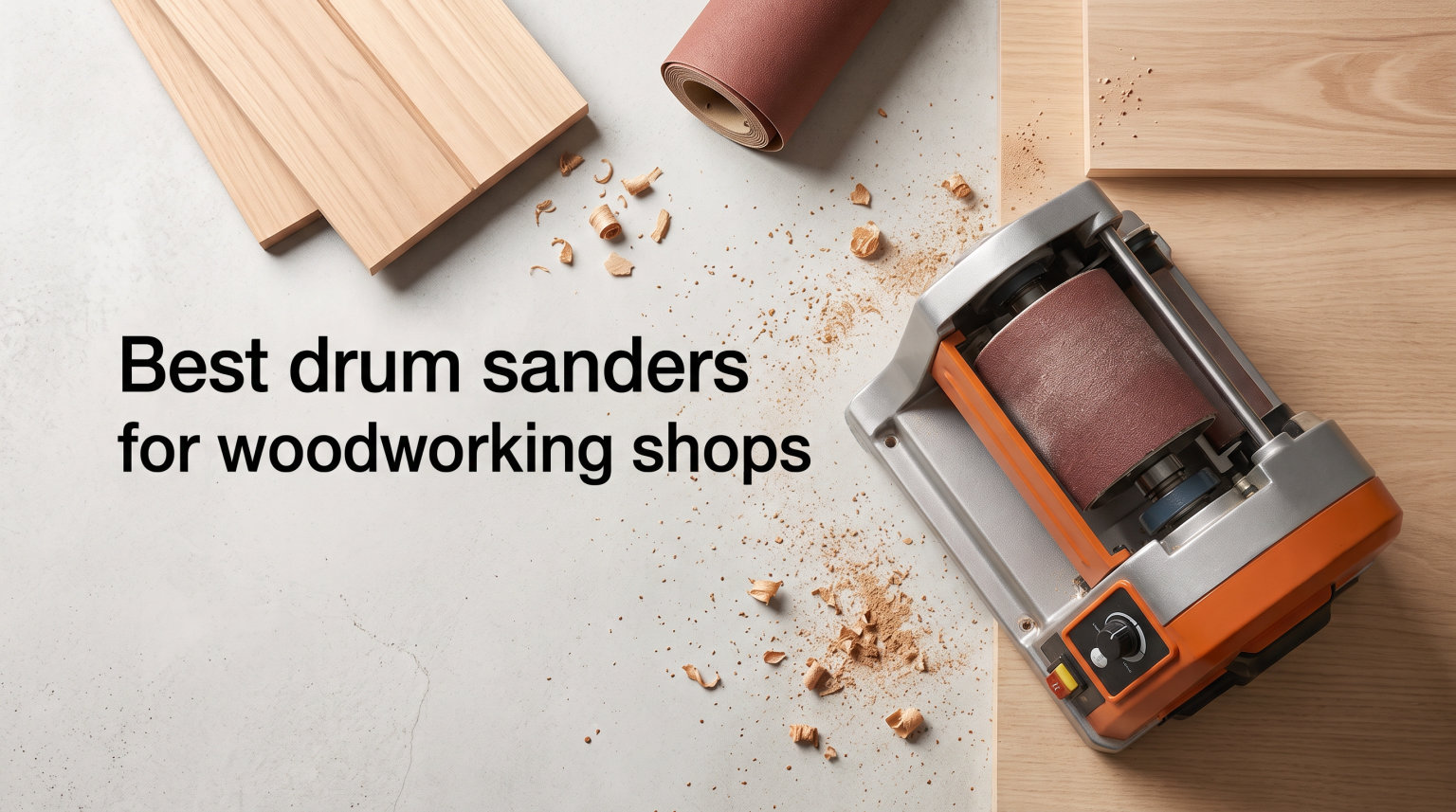 Best drum sanders for woodworking shops