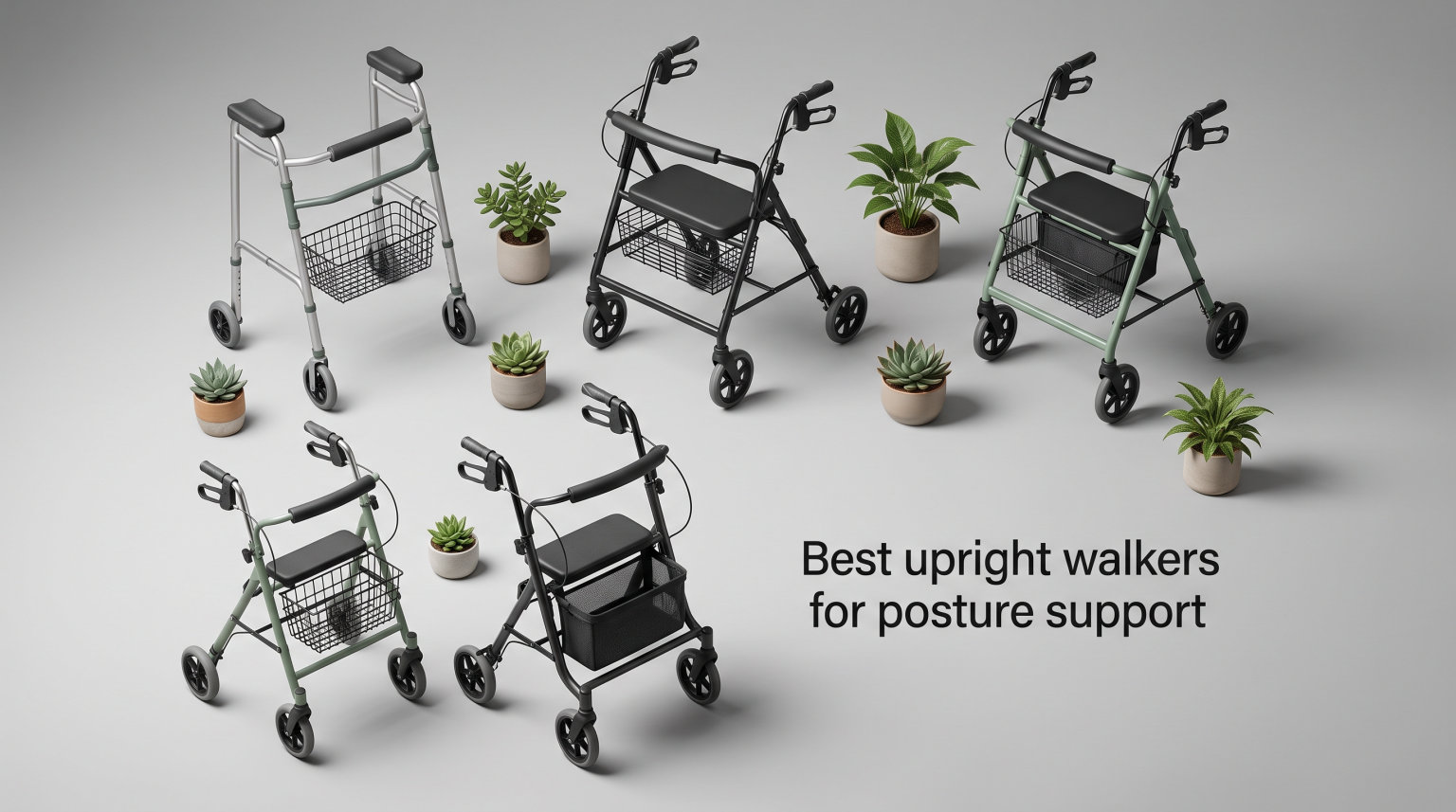 Best upright walkers for posture support