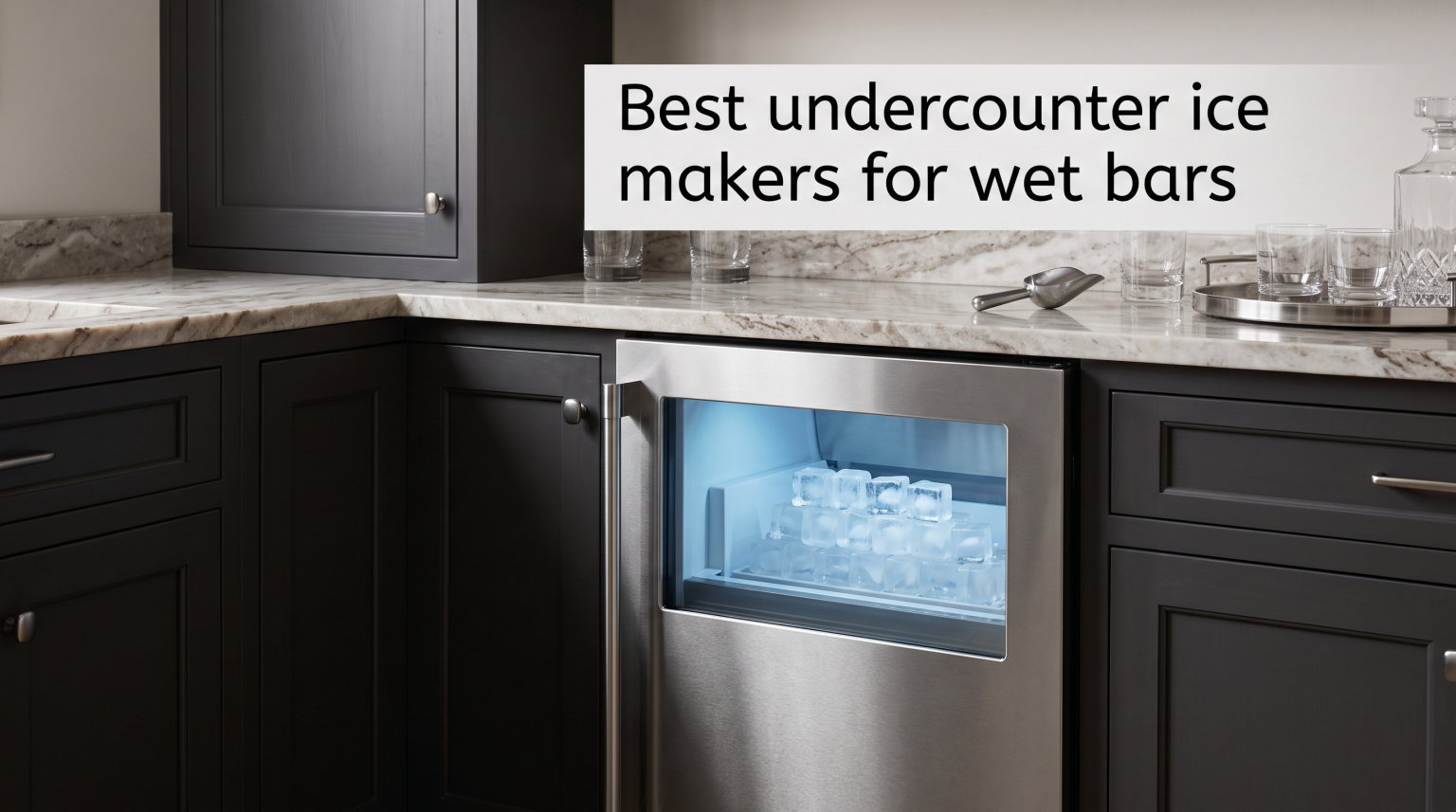 Best undercounter ice makers for wet bars