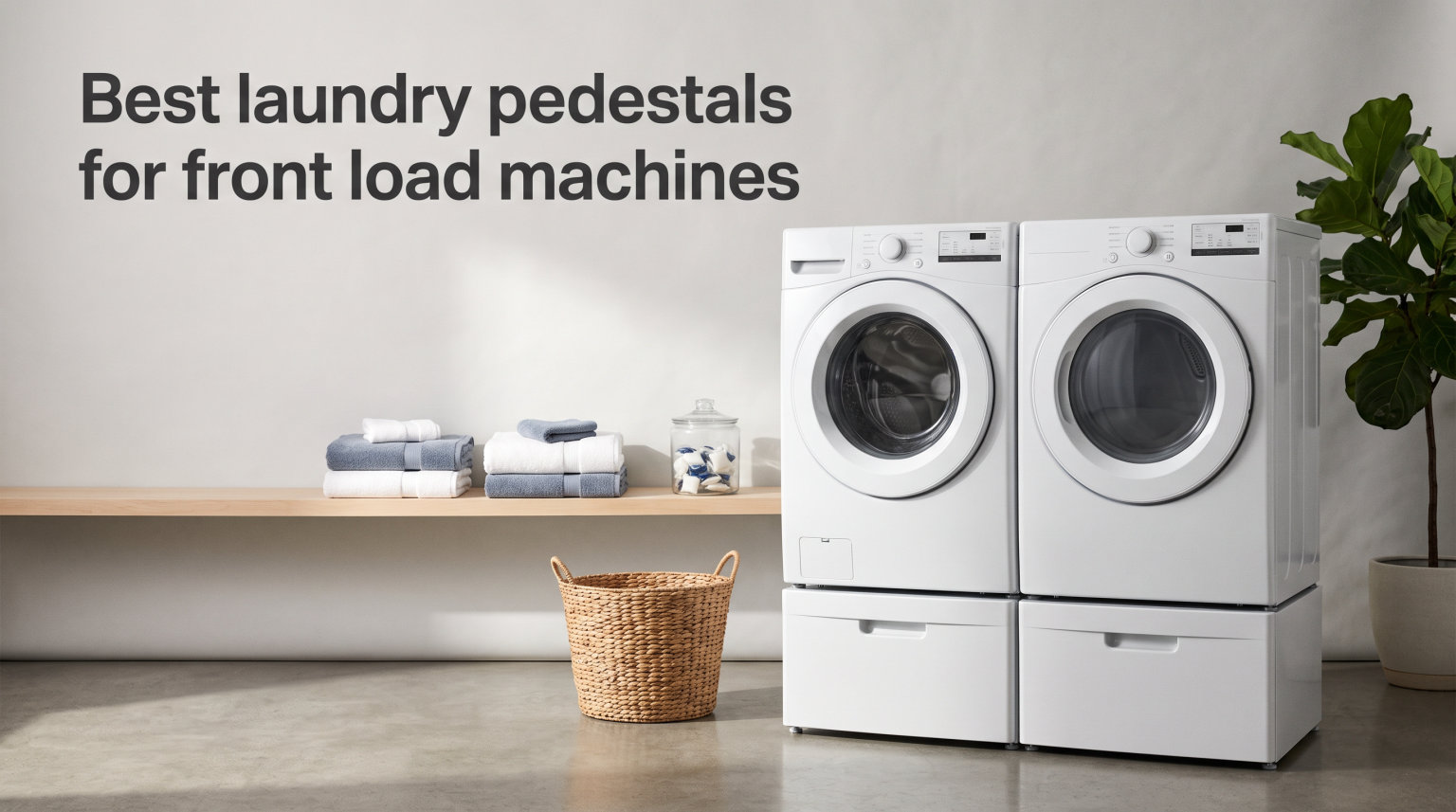Best laundry pedestals for front load machines