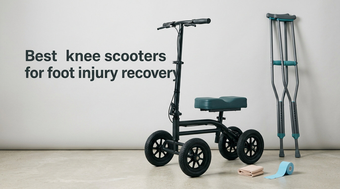 Best knee scooters for foot injury recovery