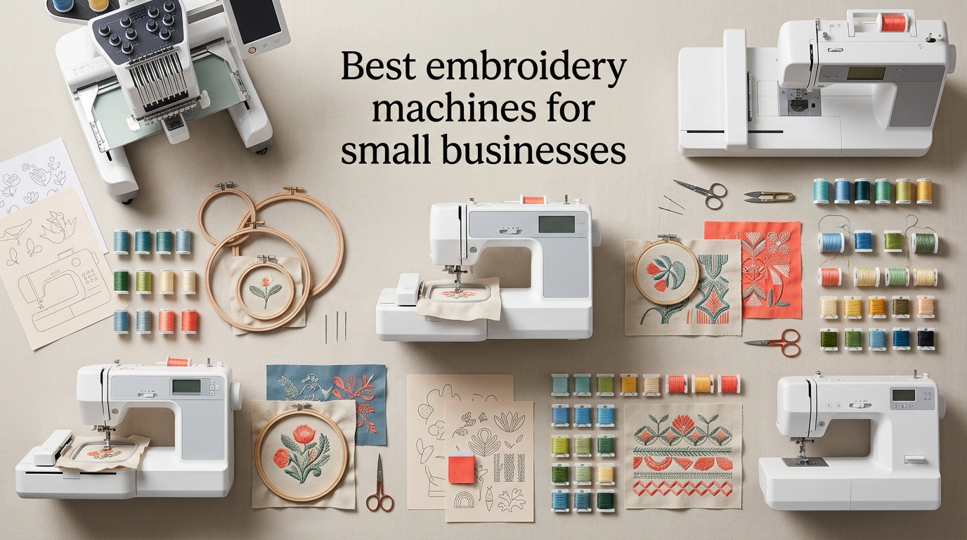 Best embroidery machines for small businesses
