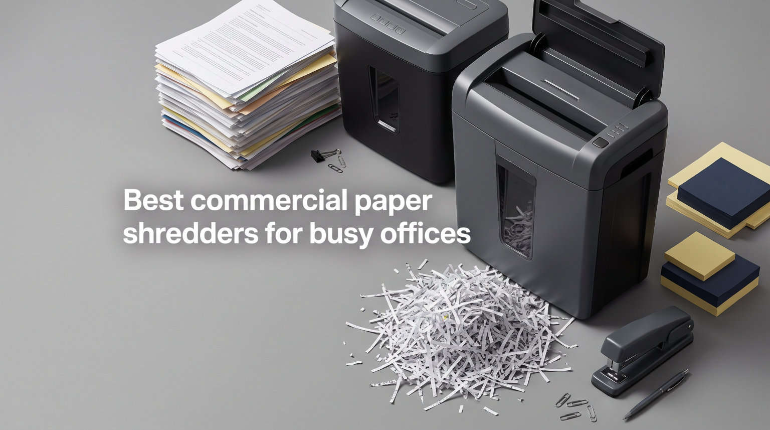 Best commercial paper shredders for busy offices