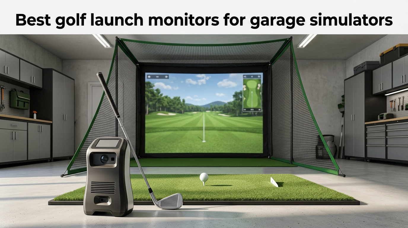 Best golf launch monitors for garage simulators