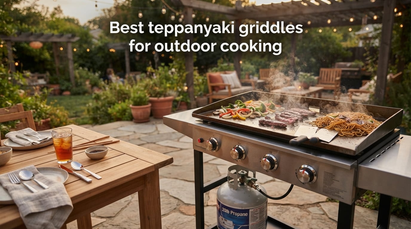 Best teppanyaki griddles for outdoor cooking