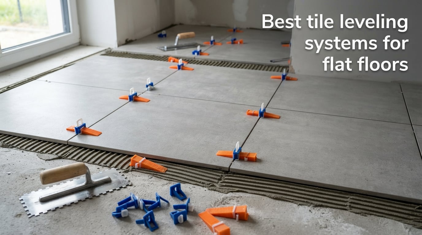 Best tile leveling systems for flat floors