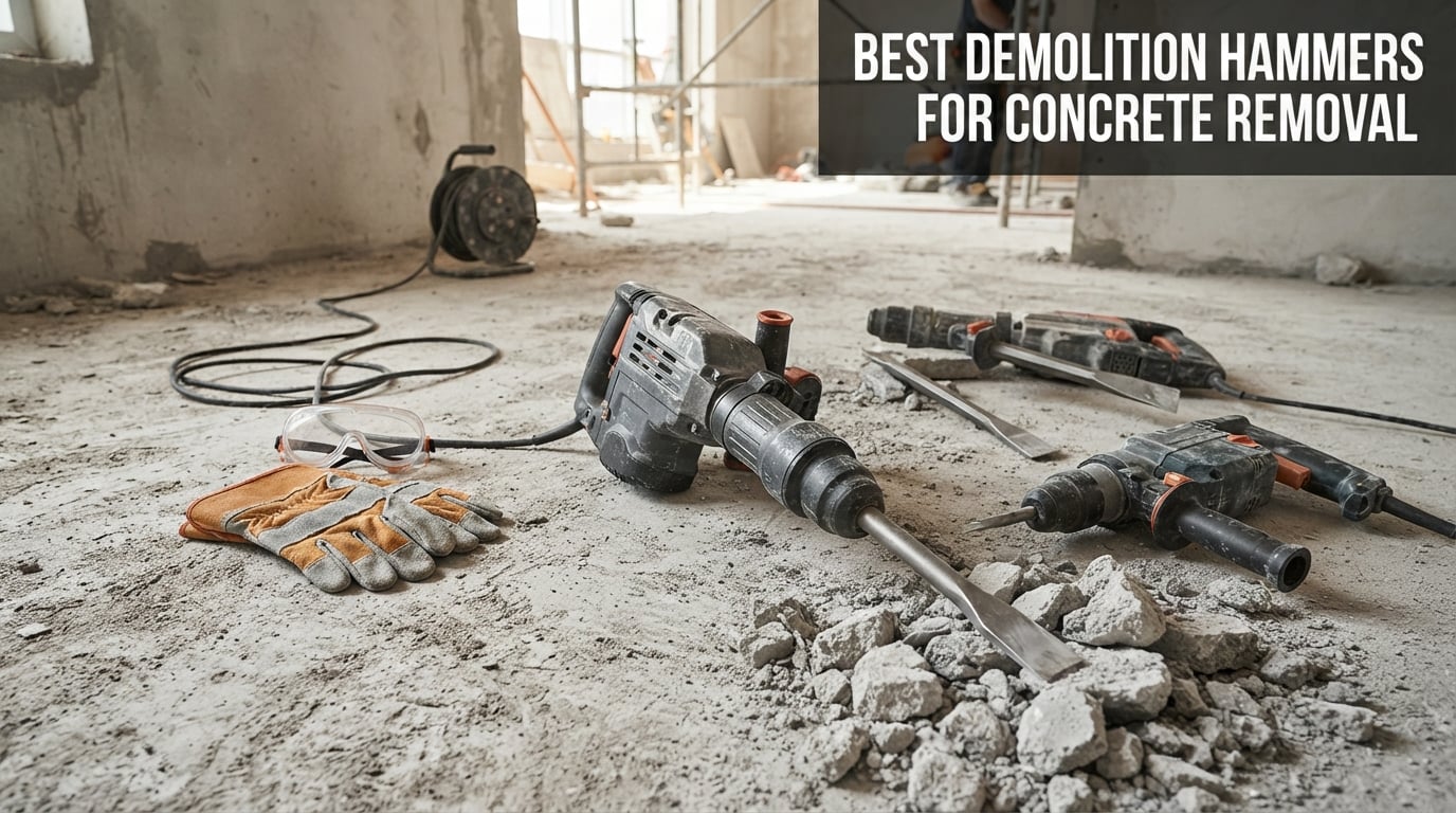 Best demolition hammers for concrete removal