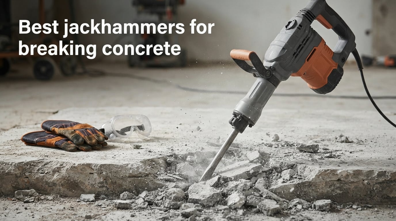 Best jackhammers for breaking concrete
