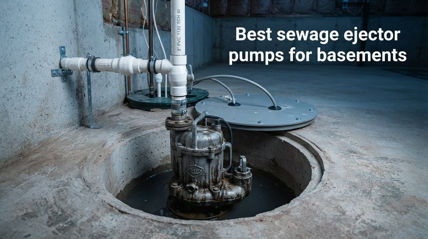 Best sewage ejector pumps for basements