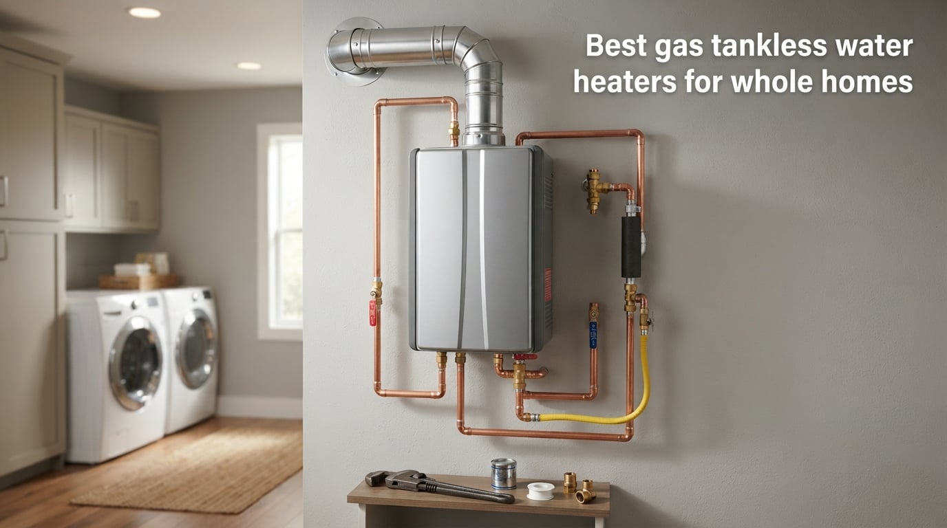 Best gas tankless water heaters for whole homes