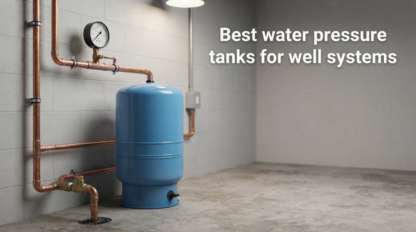 Best water pressure tanks for well systems
