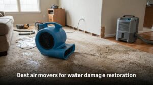 Best air movers for water damage restoration