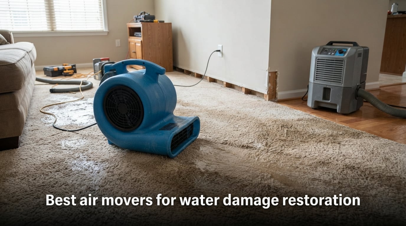 Best air movers for water damage restoration