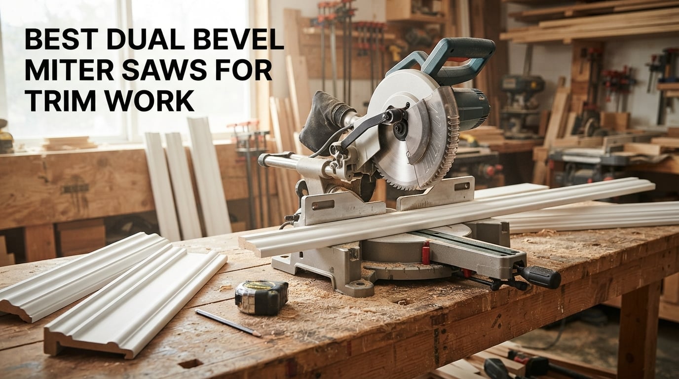Best dual bevel miter saws for trim work