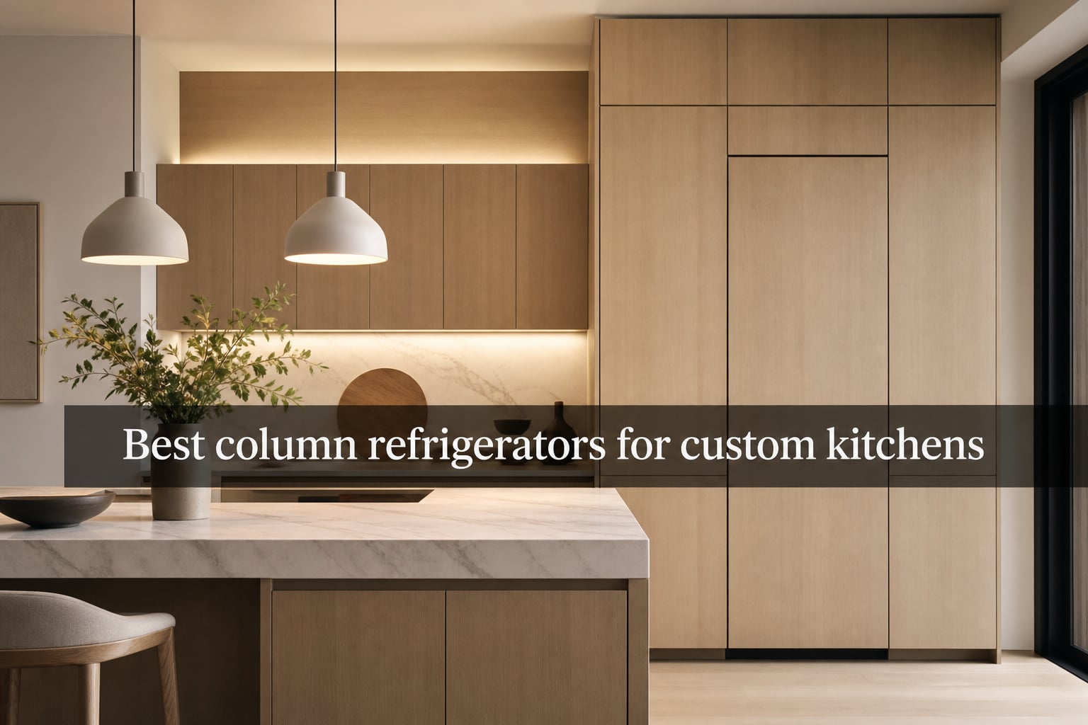 Best column refrigerators for custom kitchens