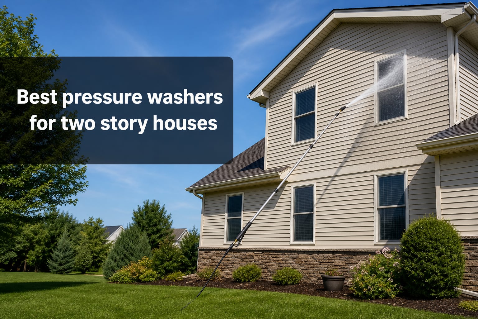 Best pressure washers for two story houses