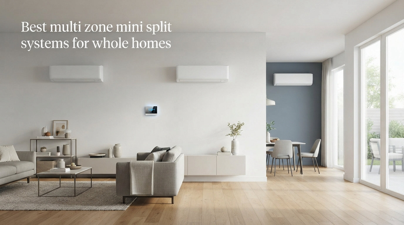 Best multi zone mini split systems for whole homes
