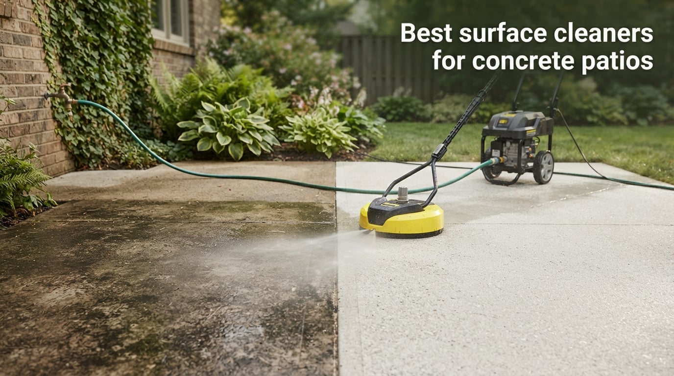Best surface cleaners for concrete patios