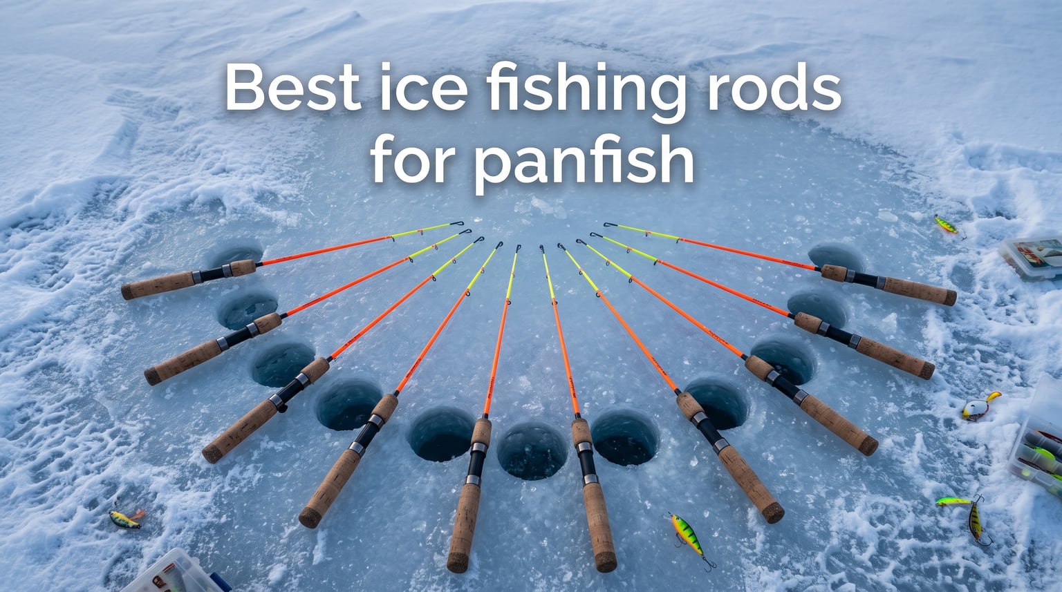 Best ice fishing rods for panfish