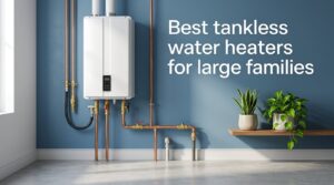 Best tankless water heaters for large families
