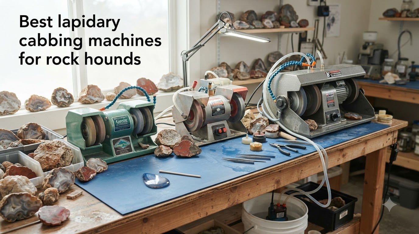 Best lapidary cabbing machines for rock hounds