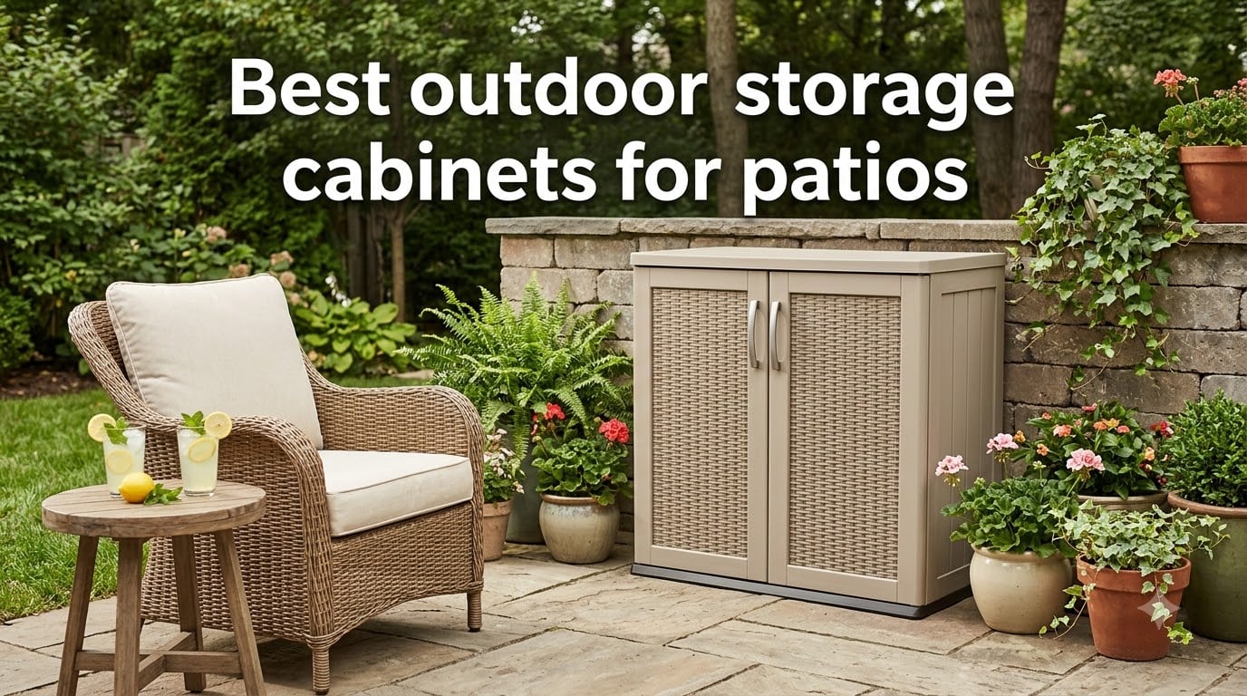 Best outdoor storage cabinets for patios