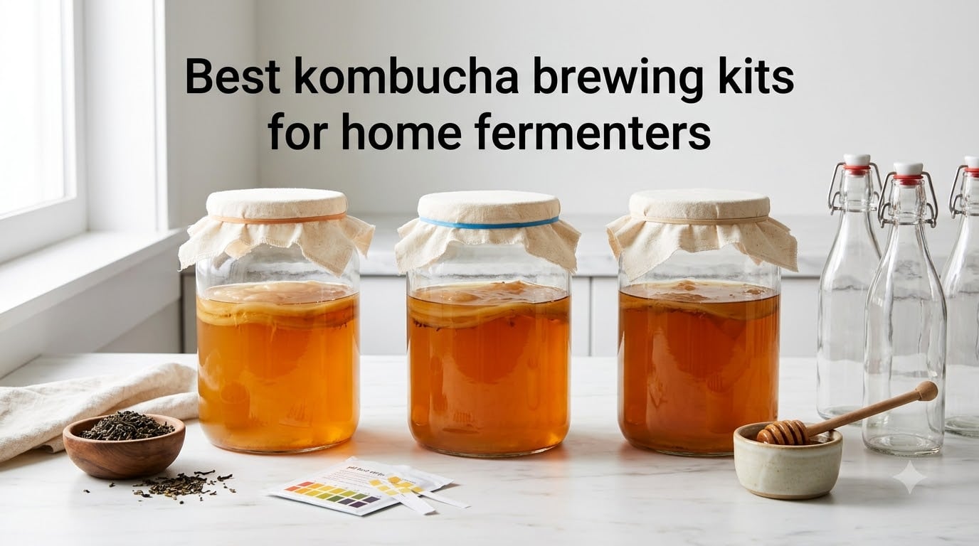 Best kombucha brewing kits for home fermenters
