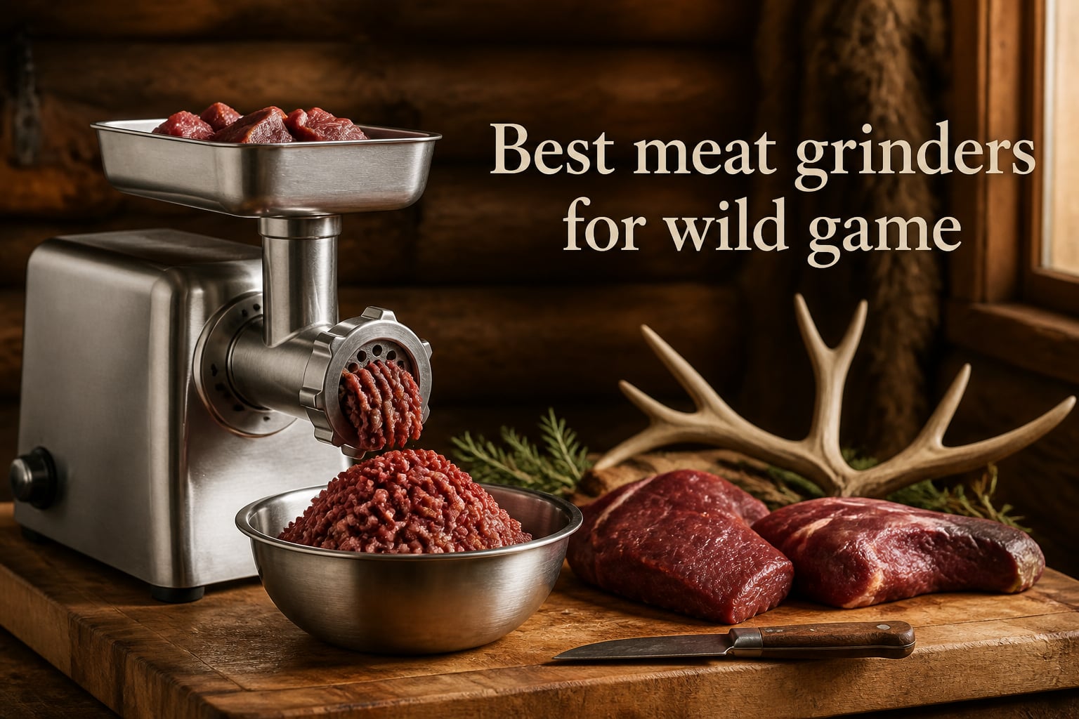 Best meat grinders for wild game