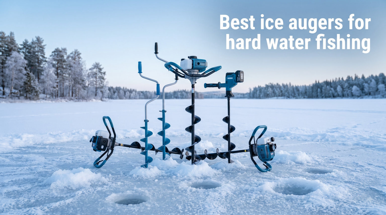 Best ice augers for hard water fishing