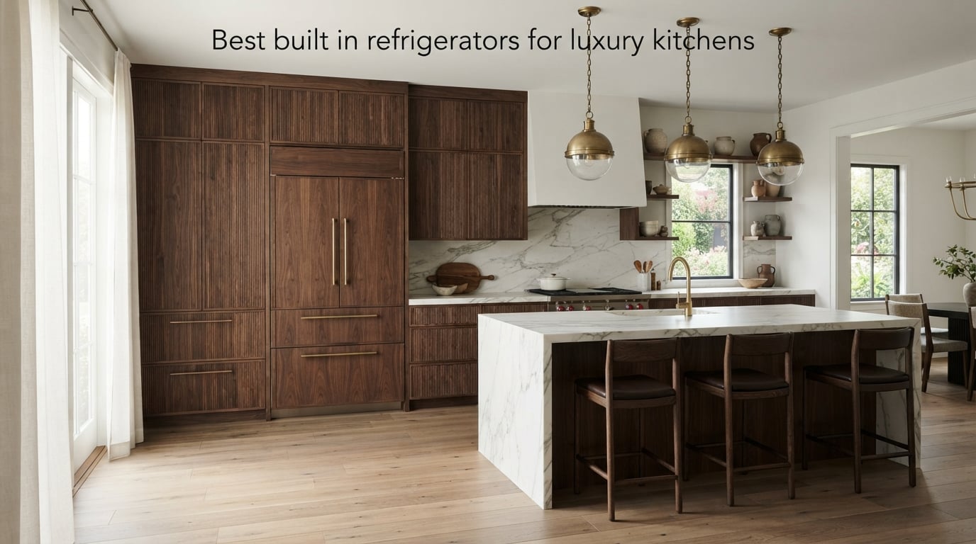 Best built in refrigerators for luxury kitchens