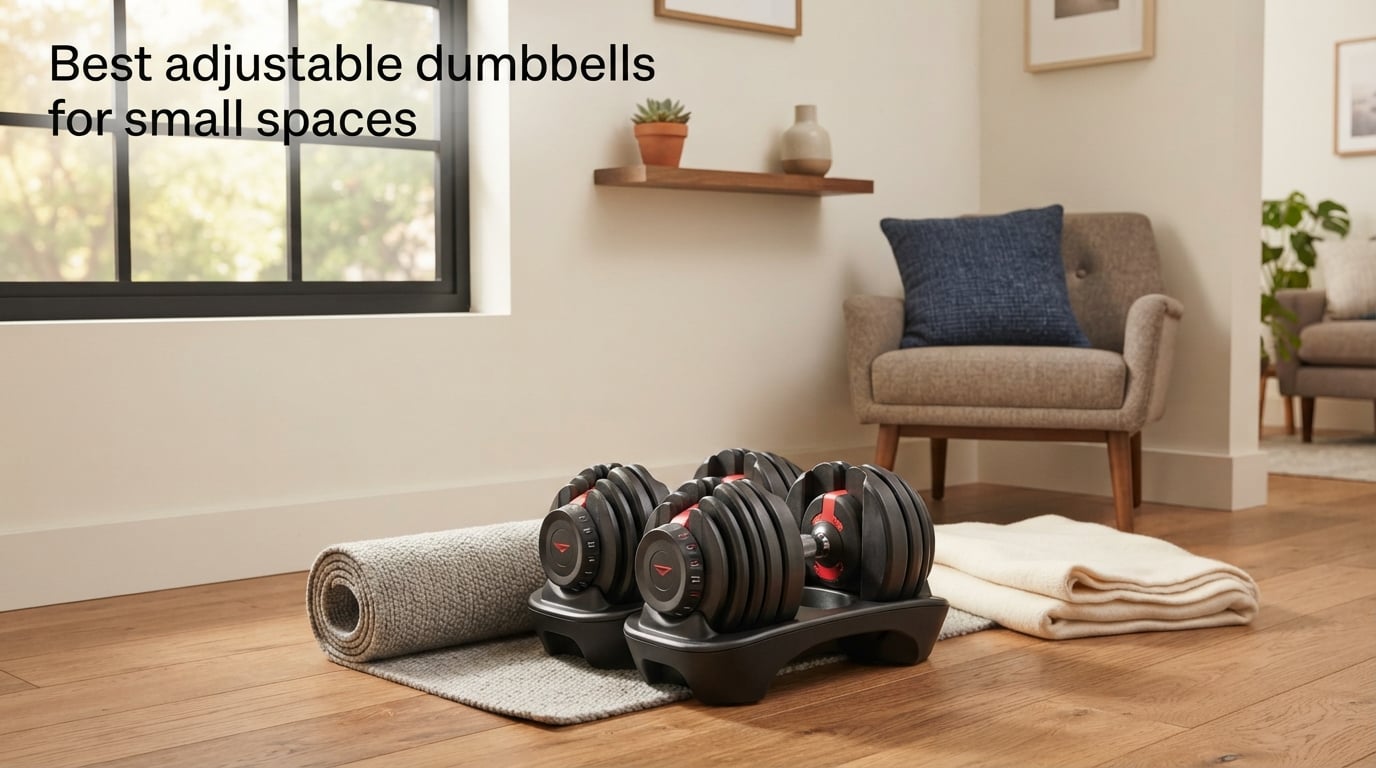 Best adjustable dumbbells for small spaces