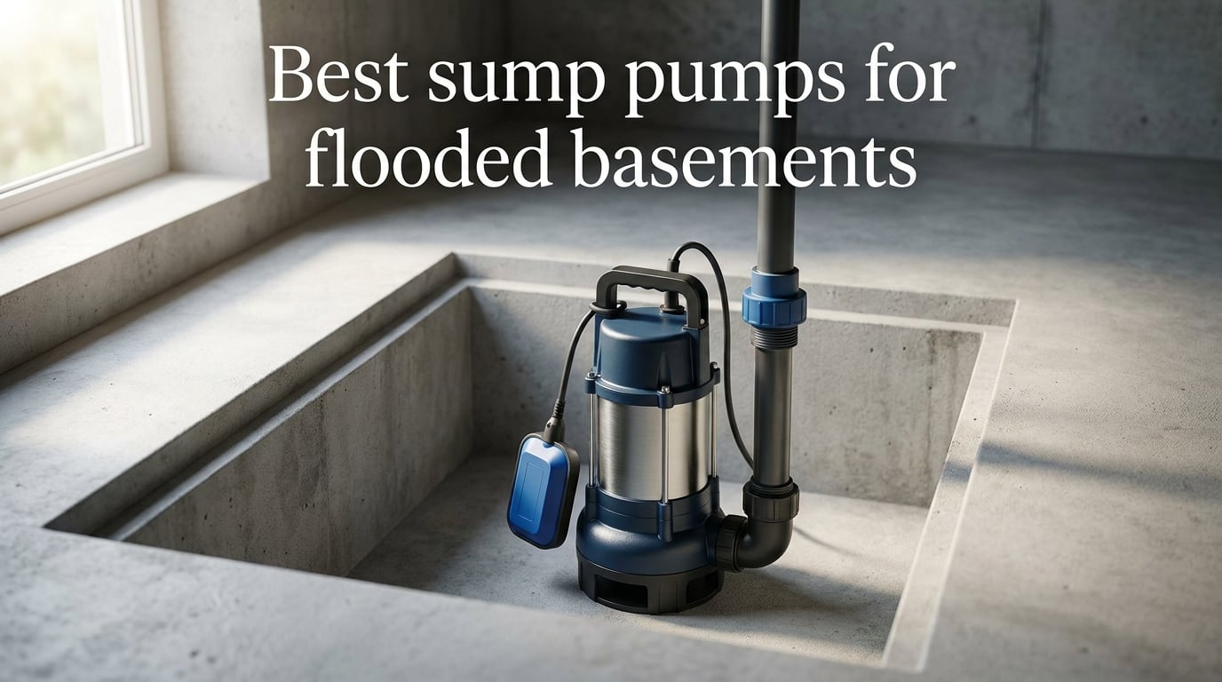 Best sump pumps for flooded basements