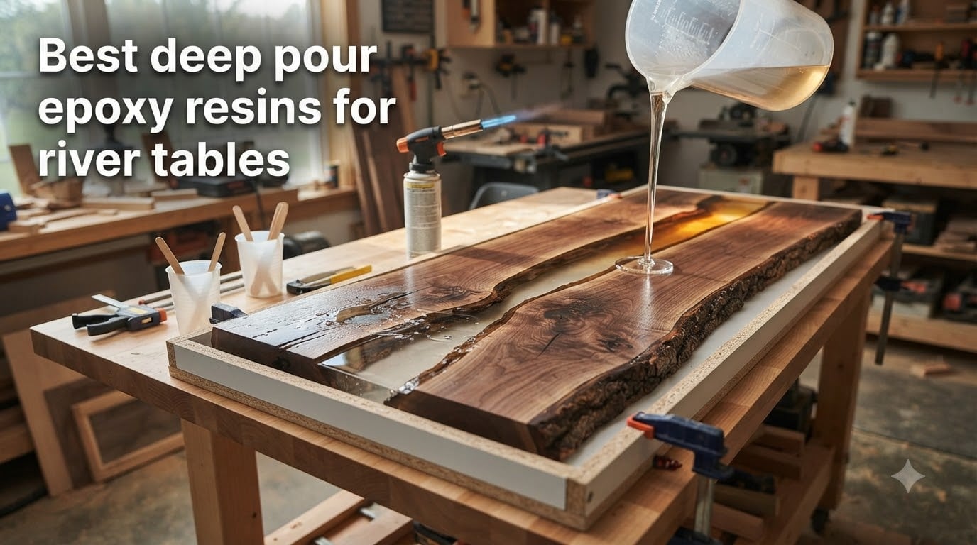 Best deep pour epoxy resins for river tables