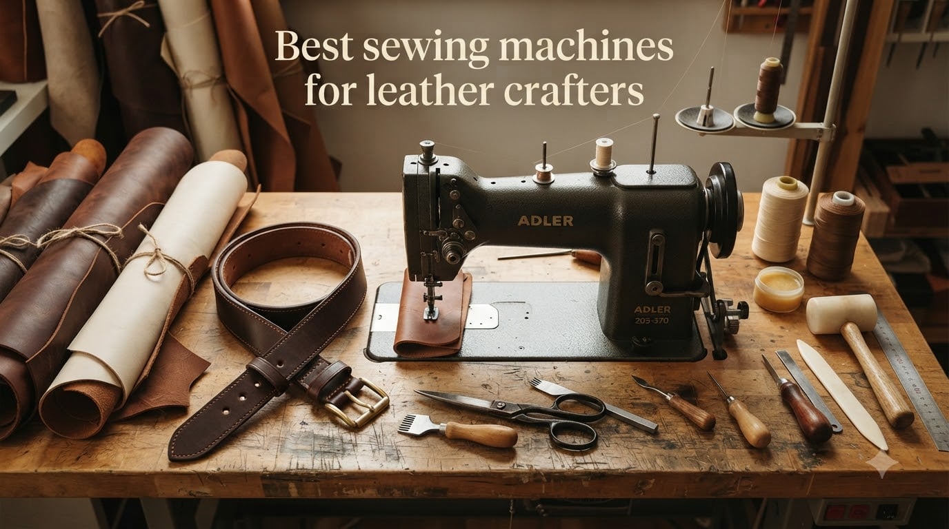 Best sewing machines for leather crafters
