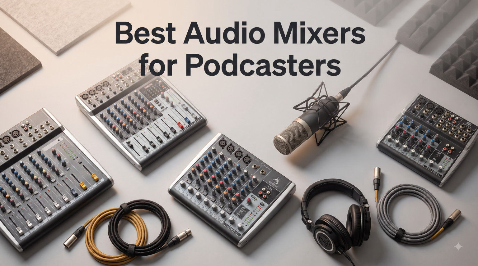 Best Audio Mixers for Podcasters