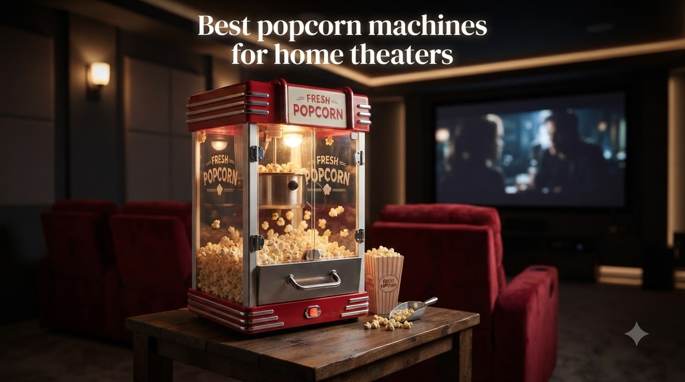 Best popcorn machines for home theaters