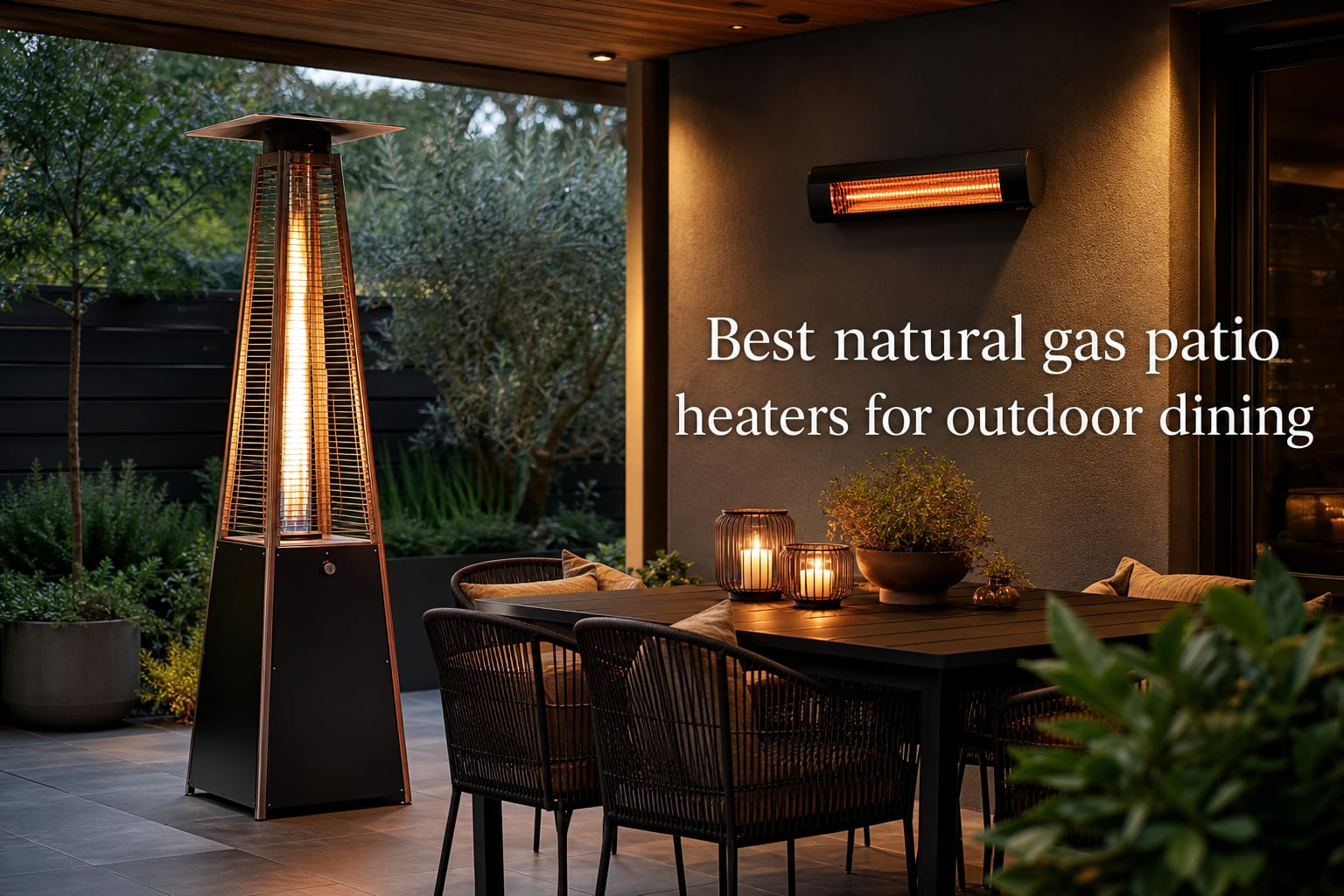Best natural gas patio heaters for outdoor dining