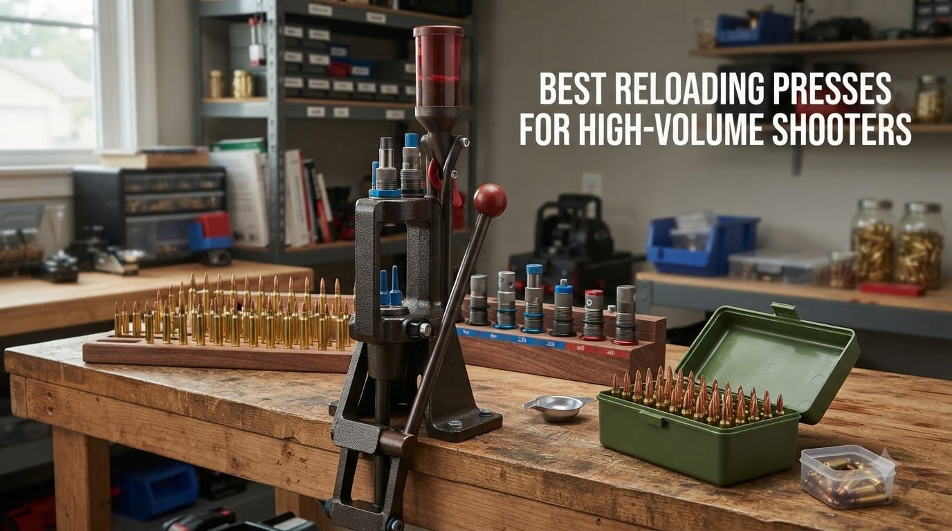 Best reloading presses for high-volume shooters
