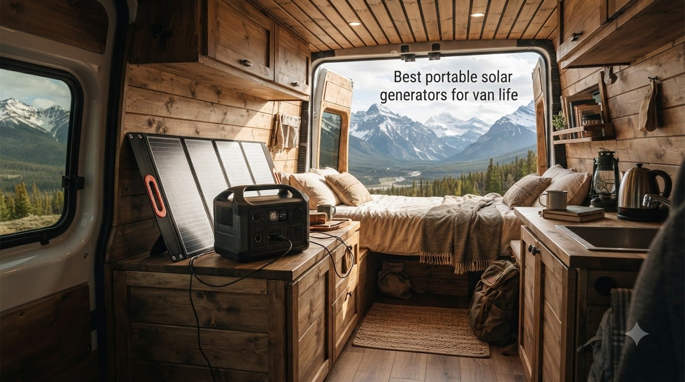 Best portable solar generators for van life