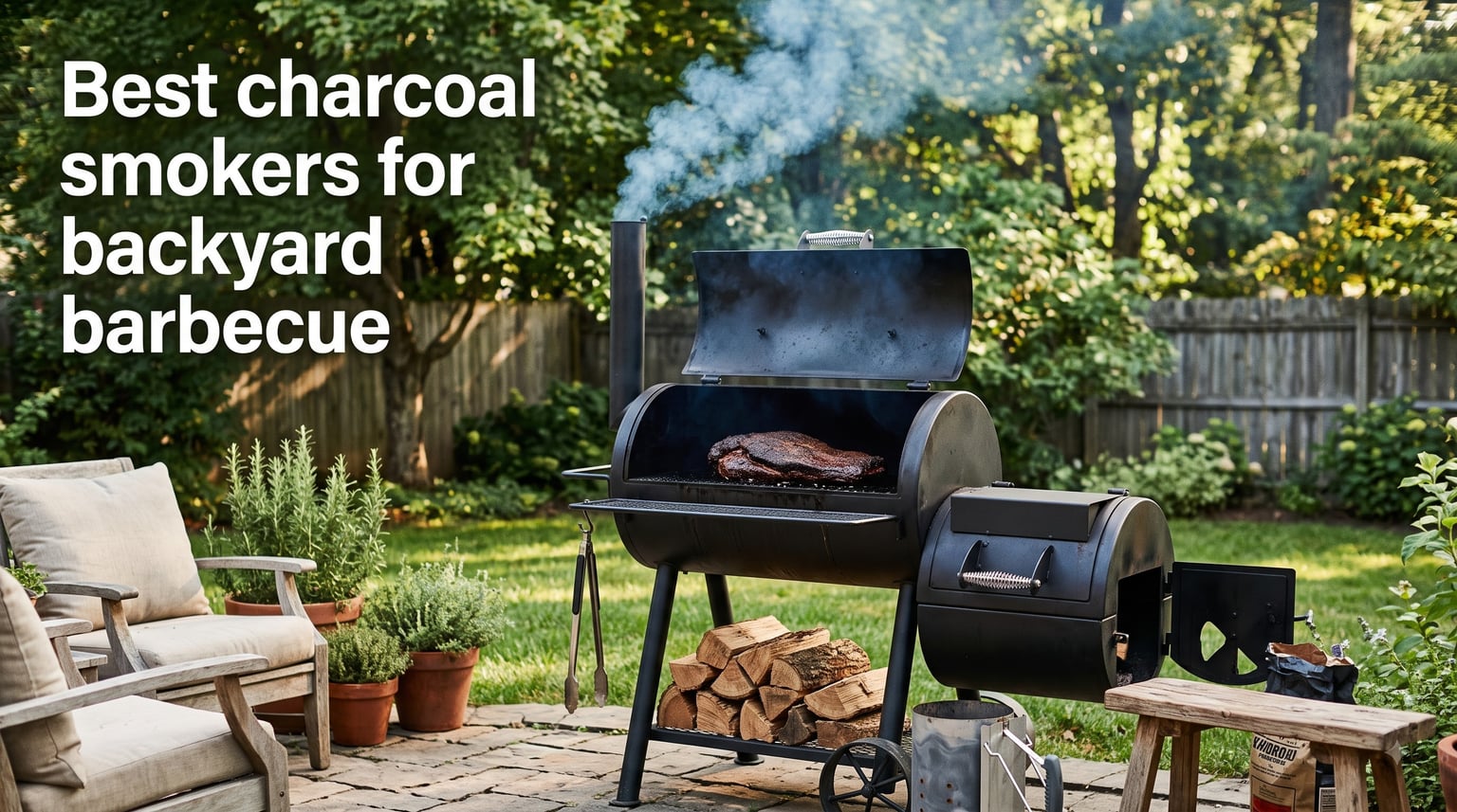 Best charcoal smokers for backyard barbecue
