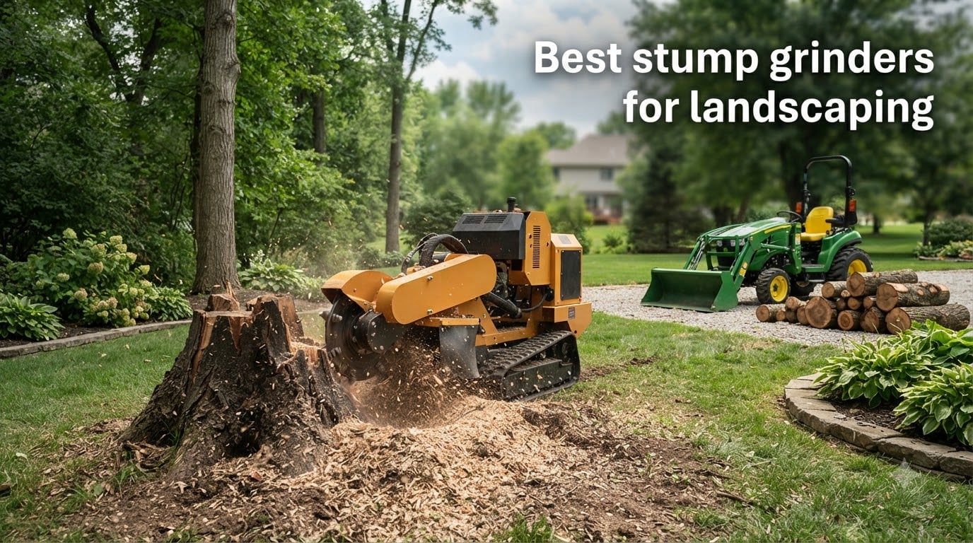 Best stump grinders for landscaping